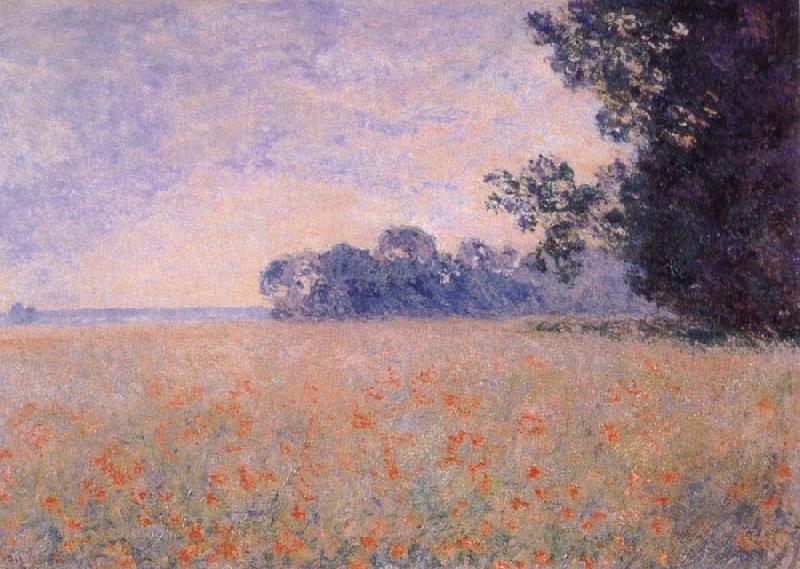 Claude Monet Oat and Poppy Field oil painting image